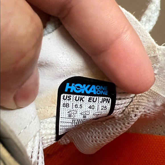 Hoka Gray and Teal Athletic Shoes - Picture 6 of 8